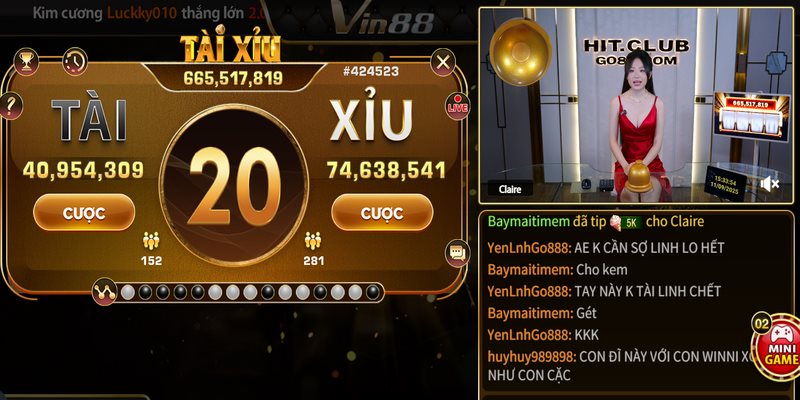 Casino WINVN SA bao gồm 16 sảnh cược cung cấp trò chơi khác nhau