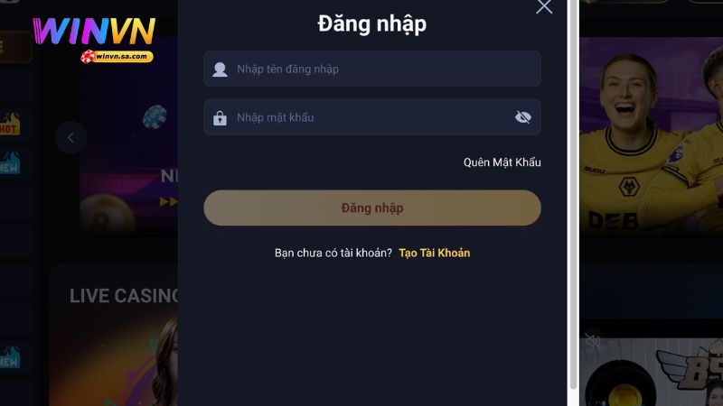 Hướng dẫn đăng nhập WINVN chi tiết và xử lý sự cố 1 Chi tiết các bước thực hiện  đăng nhập WINVN nhanh chóng