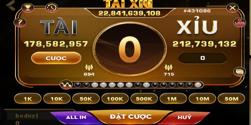 Cược chẵn lẻ dự đoán ba viên xúc xắc là chẵn hay lẻ