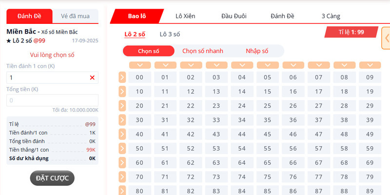 Xổ số MB có luật chơi đơn giản